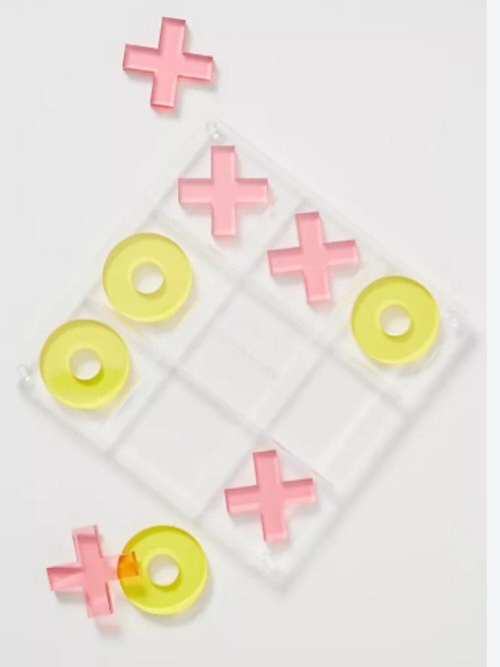 Sunnylife Lucite Tic-Tac-Toe Game - Color: Superfly - NWT in the box